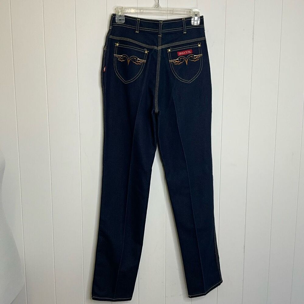 Vintage Braxton Women’s Size 10 Blue Denim Stretch Jeans 31” Inseam - Picture 6 of 12